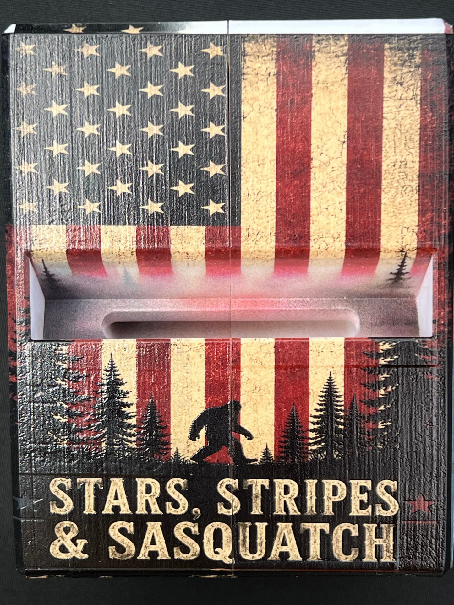 EVOK Shuttle —  Stars, Stripes & Sasquatch Custom Phone Amplifier