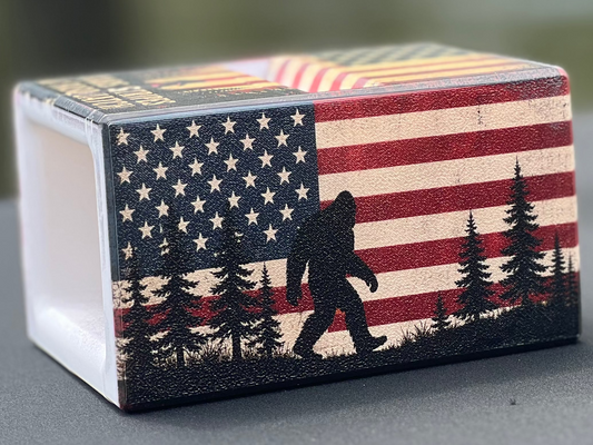 EVOK Shuttle —  Stars, Stripes & Sasquatch Custom Phone Amplifier