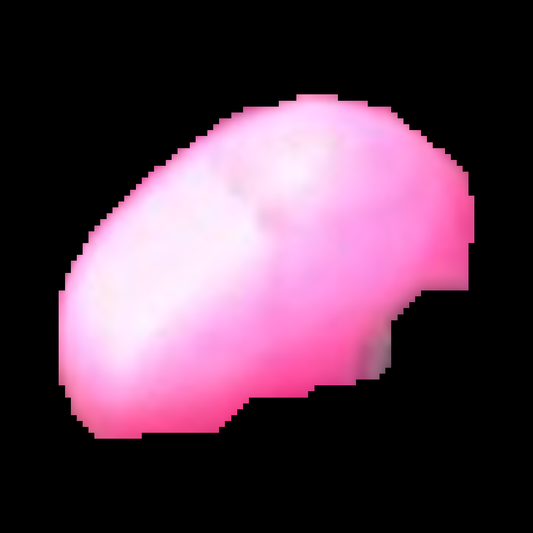 Mini Pink Sea Creature 3D printed mini on black background