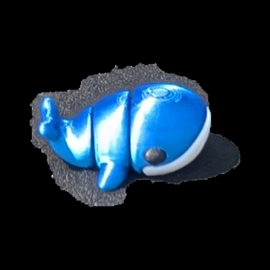 Mini Whale 3D printed mini on black background